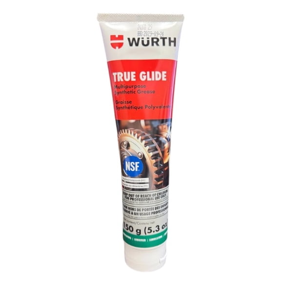 Wurth TRUE GLIDE Multipurpose Synthetic Grease, Heavy Duty Lubricant for Auto