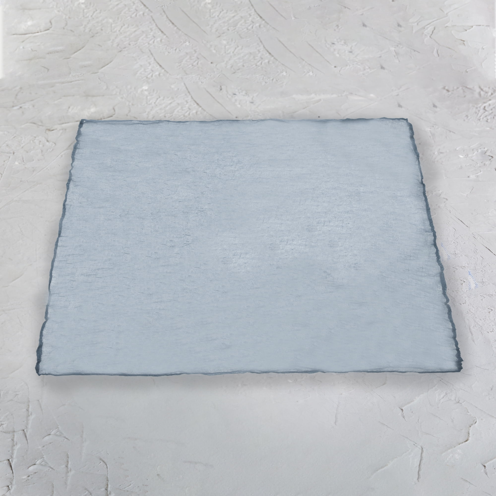 Unique Bargains 12Pcs Polyester Heat Resistant Washable Table Mats Blue