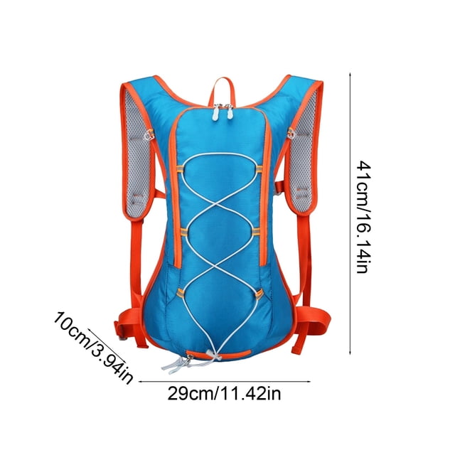 Running/cycling Sports Backpack With 2L Water Bag Nylon Material And Reflective Strip Outdoor Sports Backpack