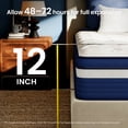 thumbnail image 4 of Babo Care Queen Mattress, 12 inch Medium Hybrid Mattress with Individually Pocketed Coils, Memory Foam Mattress, Spinal Support, Pressure Relief, Motion Isolation, Mattress in a Box, 4 of 12
