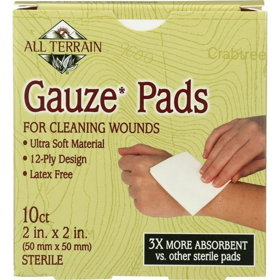 All Terrain Gauze Pads 2" X 2" (1x10 PC)