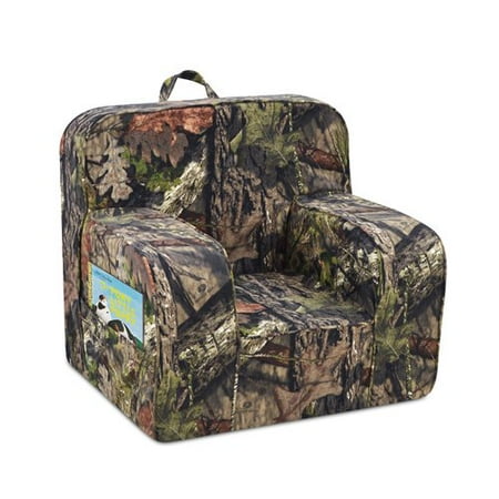 Mossy Oak Nativ Living Mason Grab-n-Go Kids Foam Chair with Handle and 2 Pockets