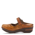 thumbnail image 2 of Spring Step L'Artiste Aneria Women's Mule Round Toe Clog - Hand-Painted Floral Laser Cut Leather - Adjustable Hook-and-Loop Strap Brushed with Gold Buckle, 2 of 7