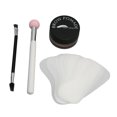 thumbnail image 2 of Plantilla de Ceja, Plantilla de Crema de Cejas Cepillo Seguro de Cosméticos Portátiles Profesionales de Esponja para Mujeres para Mujeres, 2 of 7