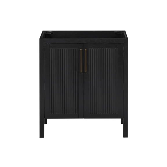 Avanity LUKA-V30-BKO Luka 30" Single Free Standing Vanity Cabinet Only - Black Oak