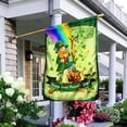 thumbnail image 1 of Happy Saint Patrick's Day Leprechaun Flag - Garden Flag (11.5" x 17.5"), 1 of 9