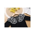 thumbnail image 5 of INSPIRE CHIC Detachable Fake Collar, Neck Ruff Mini Cape Choker False Dickey Collar for Blouse Black-5, 5 of 5