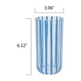 thumbnail image 6 of Mainstays by Becky G. & Alejandra 18-Ounce Tall Acrylic Stripe Line Tumbler, Blue, 6 of 8
