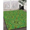thumbnail image 3 of Ahgly Company Machine Washable Indoor Rectangle Transitional Seaweed Green Area Rugs, 5' x 8', 3 of 7