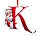 thumbnail image 1 of Adorno navideño personalizado con 26 letras para colgar en el árbol de Navidad., 1 of 2