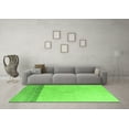 thumbnail image 3 of Ahgly Company Indoor Square Solid Green Modern Area Rugs, 7' Square, 3 of 4