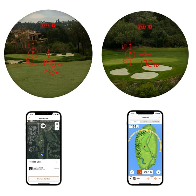 Garmin Approach Z30 Golf Laser Range Finder 400 Yards away Laser Golfing  Rangefinder with 6X Magnification, Magnetic Cart Mount and Vibration Bundle  with Cleaning Kit - Walmart.com