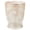 Rose Vine, variant on Decorative Trash Can for Bathroom, Office & Bedroom - 2.1 Gallons Stylish & Small Trash Can for Dorms, Desktop & Restroom - Chic Waste Basket for Compact Spaces, Safari Stripes