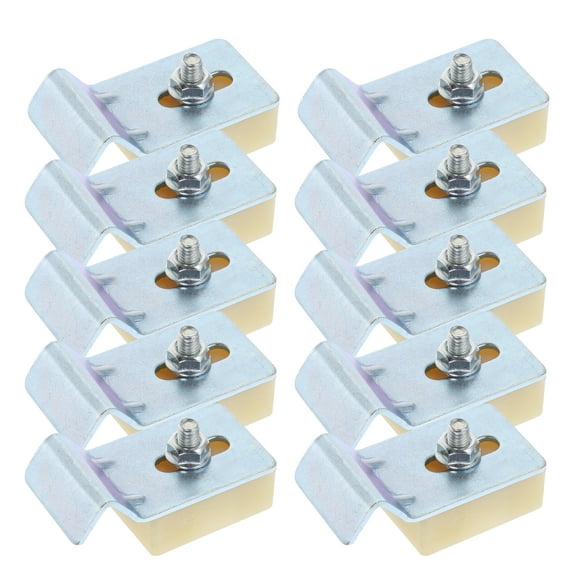 10pcs Heavy Duty Sink Support Brackets for Bathroom and Kitchen Under Mount Clips