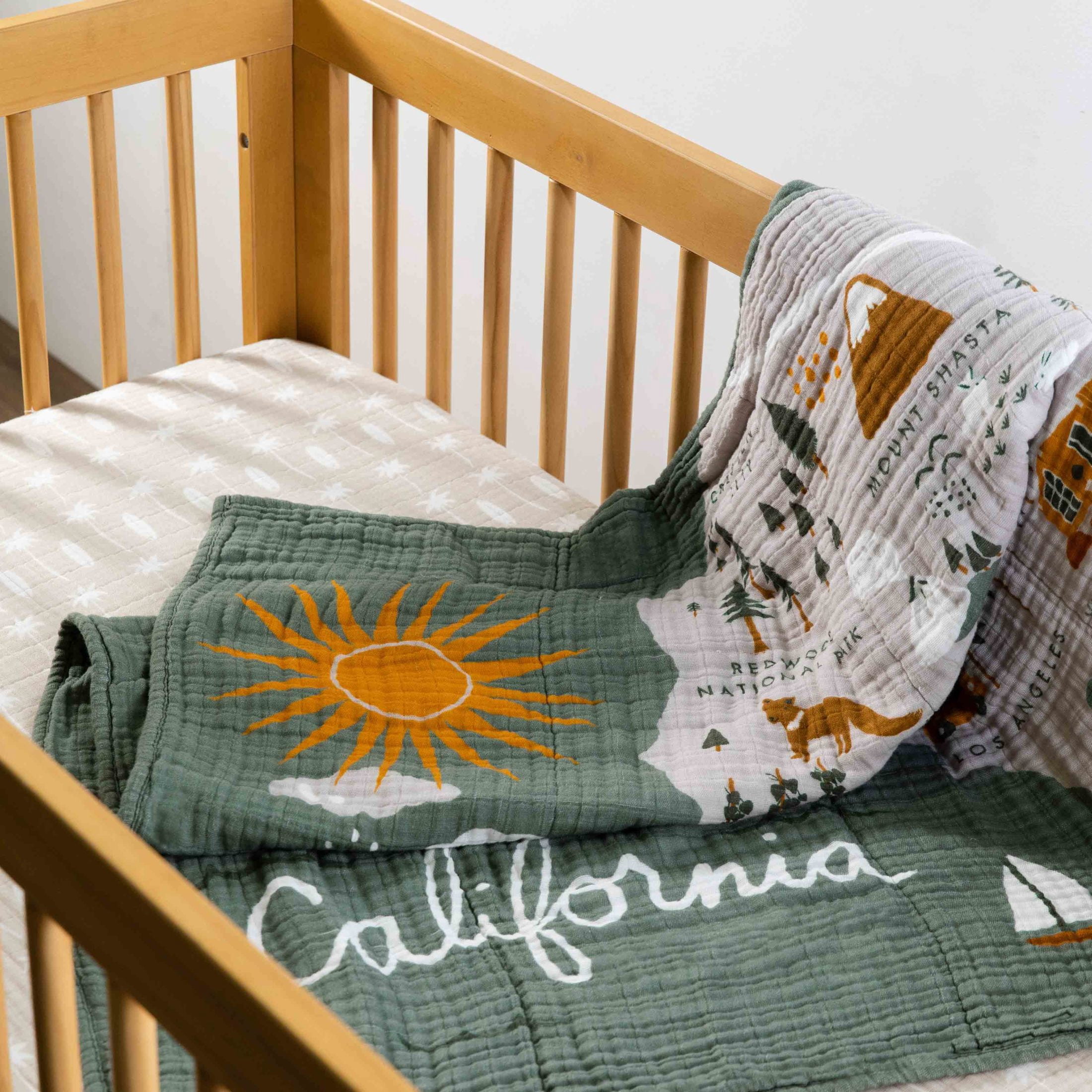 Babyletto Crib Sheet in GOTS Certified Organic Muslin Cotton
