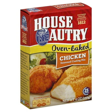 House AutryÂ® Oven-Baked Chicken Seasoned Coating Mix 6 oz. Box