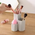 thumbnail image 5 of Windfall Plastic Desk Cosmetic Storage Box Lipstick Brushes Holder Organizer Makeup Tool, 5 of 7