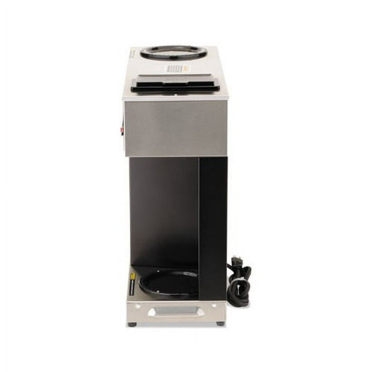 BUNN VPR 12-Cup Commercial Coffee Brewer, 2 Warmers 