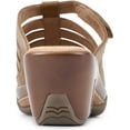 thumbnail image 5 of White Mountain Womens Valencia Caged Faux Leather Wedge Sandals, 5 of 6