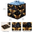 thumbnail image 3 of Fireflies Foldable Storage Cubes with Handle, 10.8"x10.5"x10.6", Large Capacity - Ideal Storage Baskets and Containers, 3 of 6