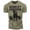 T-Shirt Military Green, variant on Gymish Deadlift Dominance Workout T-Shirt – Funny Gym Shirt for Men, Military Green with Sleeve Logo, Small