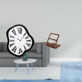 thumbnail image 2 of Reloj De Pared De Lujo Acrílico Con Diseño Distorsionado Y Caja Organizadora De Escritorio Para Oficina, Cocina, Hotel. Diseño Creativo Con Efecto Fundido., 2 of 8
