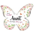 thumbnail image 5 of sunsanly Butterfly Shaped Acrylic Keepsake Plaque Crystal Clear Acrylic Long-Lasting Color Printing Heartfelt Message Plaque for Mother's Day Mom Gifts from Daughter Son, 5 of 8