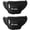 2PC Black, variant on Kid Size - Signature Waist Pack - Set of 2 (Turquoise and Coral)