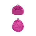 thumbnail image 1 of 2 Unids 60x75cm Kids Stuffed Animal Storage Cover con Bolsillos Rosa, 1 of 9