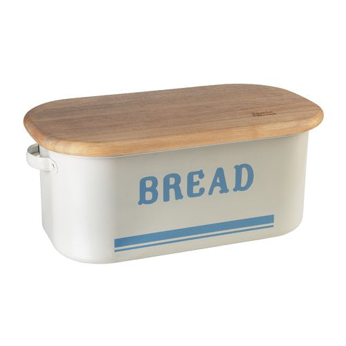 Jamie Oliver JB8901 Elegant Bread Bin White/Brown