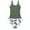 Army Green, variant on Girls Two Piece Tankini Swimsuit Solid Cutout Strap Side Drawstring Ruched Top Tree Print Bikini Summer Pool Beach Bathing Suit,13-14 Years