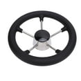 thumbnail image 1 of 5 Spoke Boat Steering Wheel, Versatile 11 Inch Boat Steering Wheel  for Yacht, 1 of 7