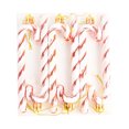 thumbnail image 1 of Yuarrent Juego novedoso de decoración de adorno para árbol de Navidad con bastón de plástico ABS, duradero y fácil de colgar. bastón de Kits de decoración para fiestas oro rosa, 1 of 6