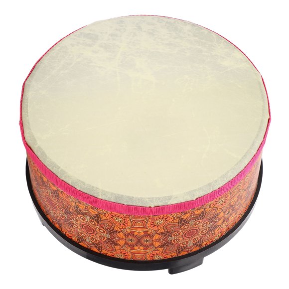 Kids Hand Drum, Educational Musical Instrument Professional Drum Set  for Home School Performance Orange Texture