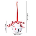 thumbnail image 3 of 50% 0ff Clearance! Christmas Porch Decor Christmas Crafts Ornament Festive Christmas Tree Decoration 4CM Metal Set Color Pendant Dot style, 3 of 9