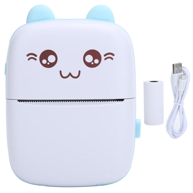 Impresora térmica inalámbrica Bluetooth de 200 DPI, USB, para fotos, etiquetas, comentarios, bolsillo, minimáquina de impresión SKS9