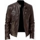 thumbnail image 2 of Chaqueta de piel sintética KAZI con cuello alto estilo traje de negocios, 2 of 3
