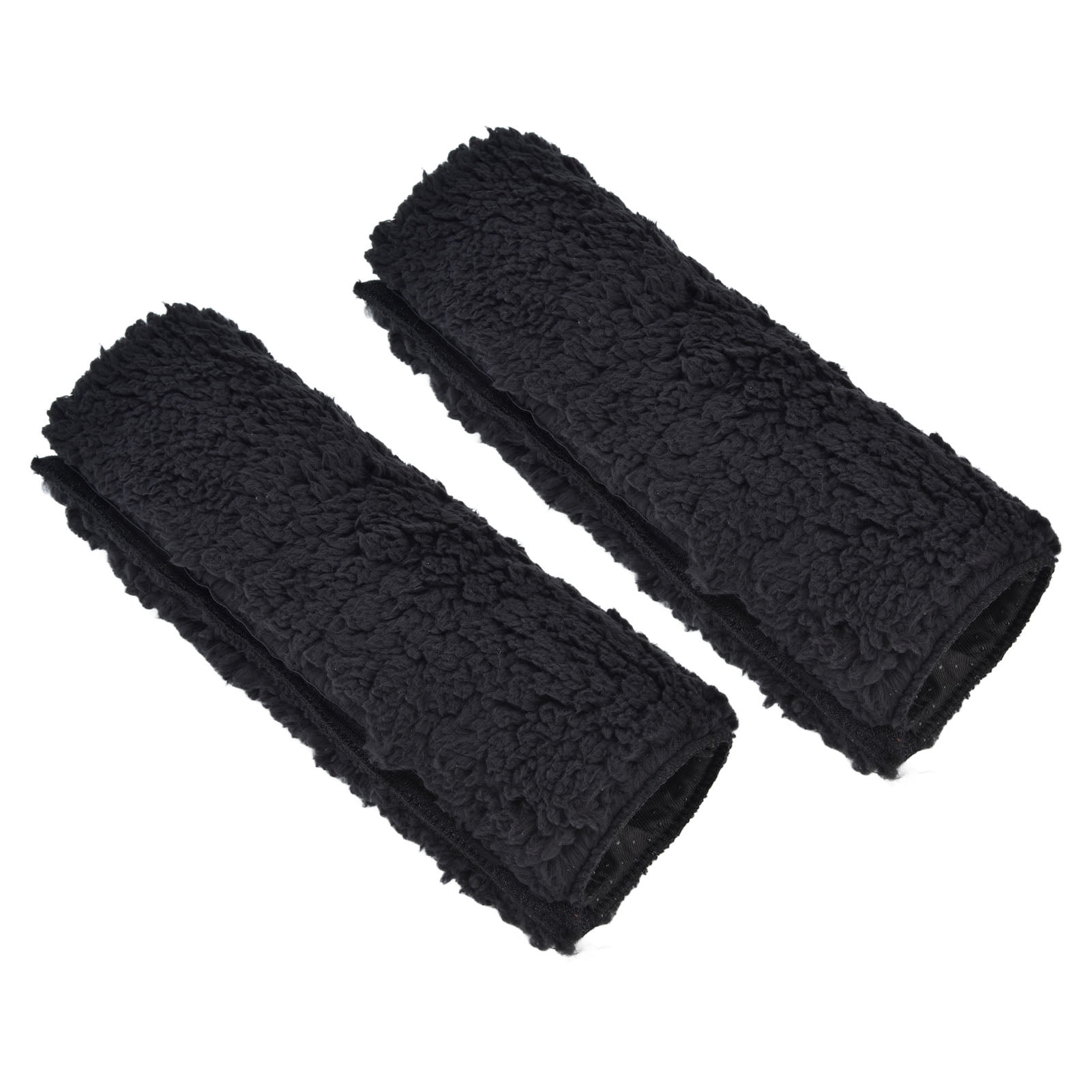 Replacement Wheelchair Armrest Cover, Washable Wheelchair Armrest Pad Pressure Relief Lamb Wool 1 Pair Detachable  For Adults For Transport Chair