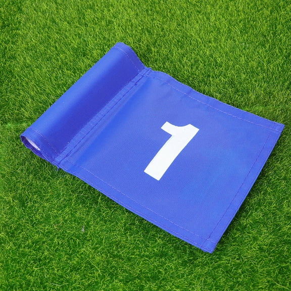 IBASETOY Tear Resistant Flags Sports Flags Training Flag Blue Cloth 1Pack