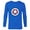 Royal, variant on Captain America Symbol of Truth Sam Wilson Shield - Long Sleeve T-Shirt for Men - Customized-Royal