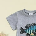 thumbnail image 6 of UAYOTSE Toddler Baby Boy Clothes Summer Fish Print Short Sleeve T Shirt Pockets Shorts Set 2 Piece Casual Outfits baby boy clearance size 2t(18-24 Months,Blue), 6 of 7