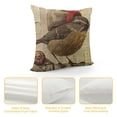thumbnail image 4 of SHANXI Camper Bird Throw Pillow Covers Vintage Animal Bird Farmhouse Pillow Cover Cushion Cover  Linen  Lovely Bird Pillowcase Outdoor Decor Sofa 22x22in, 4 of 5