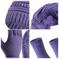thumbnail image 3 of Winter Accessories Set for Women - Woolen Hat Gloves and Socks 4 Piece Ensemble for Cold Weather, 3 of 4