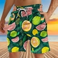 thumbnail image 2 of Swim Trunks for Mens Plus Size Vacation Beach Printed Pants Casual Sports Drawstring Shorts Summer Shorts Clearance with Pockets (S-5XL), 2 of 4