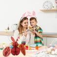 thumbnail image 5 of 3Pcs Easter Bunny Honeycomb Centerpiece Easter Party Table Decorations 3D Paper Rabbit Table Ornament for Home Office Kitchen Easter Gift Holiday Party, 5 of 7