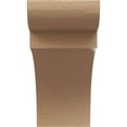 thumbnail image 2 of 6"W x 12"D x 12"H Classic Yorktown Rough Cedar Woodgrain TimberThane Corbel, Primed Tan, 2 of 6