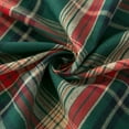 thumbnail image 3 of Nvzi Christmas Plaid Tablecloth Red+Green 55×70.87 inches, 1 piece of farmhouse Christmas tablecloth, fashionable checkered tablecloth for Christmas dinner decoration, 3 of 4