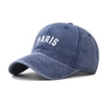thumbnail image 4 of Alphabet Embroidery Solid Color Duck Hat Trend Personality Outdoor Print Breathable Mesh Hat, 4 of 4