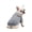 Blue, variant on TELOLY Dog Clothes Premium-Knit Warmth Dog Coat Easy-On/Off Ease Cute Dog Outfit Gray