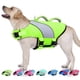 thumbnail image 1 of Doglay Chaleco Salvavidas Para Perros Chaleco Salvavidas Para Perros Con Asas Dobles De Rescate Y Rayas Reflectantes Chaleco De Seguridad Para Natación Ajustable De Alta Visibilidad Salvavidas Para Ma, 1 of 1